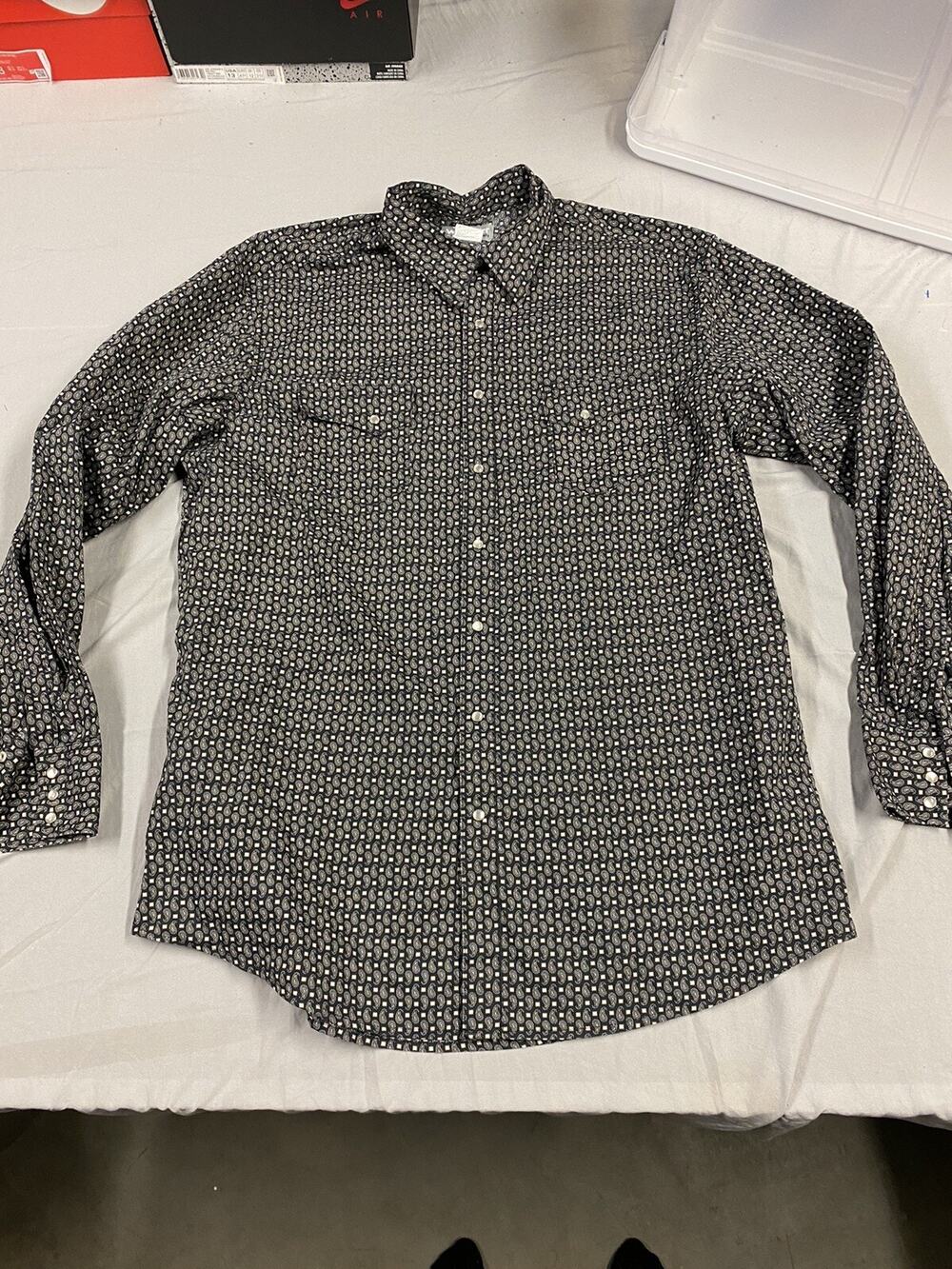 Wranlger Wrancher Western Shirt Design Pearl Snap Shirt Men’s Size XLT